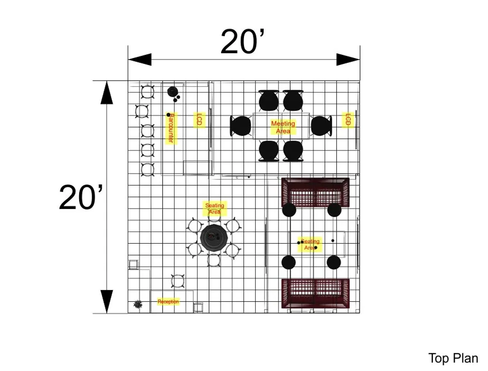 Unique 20x20 booth designs